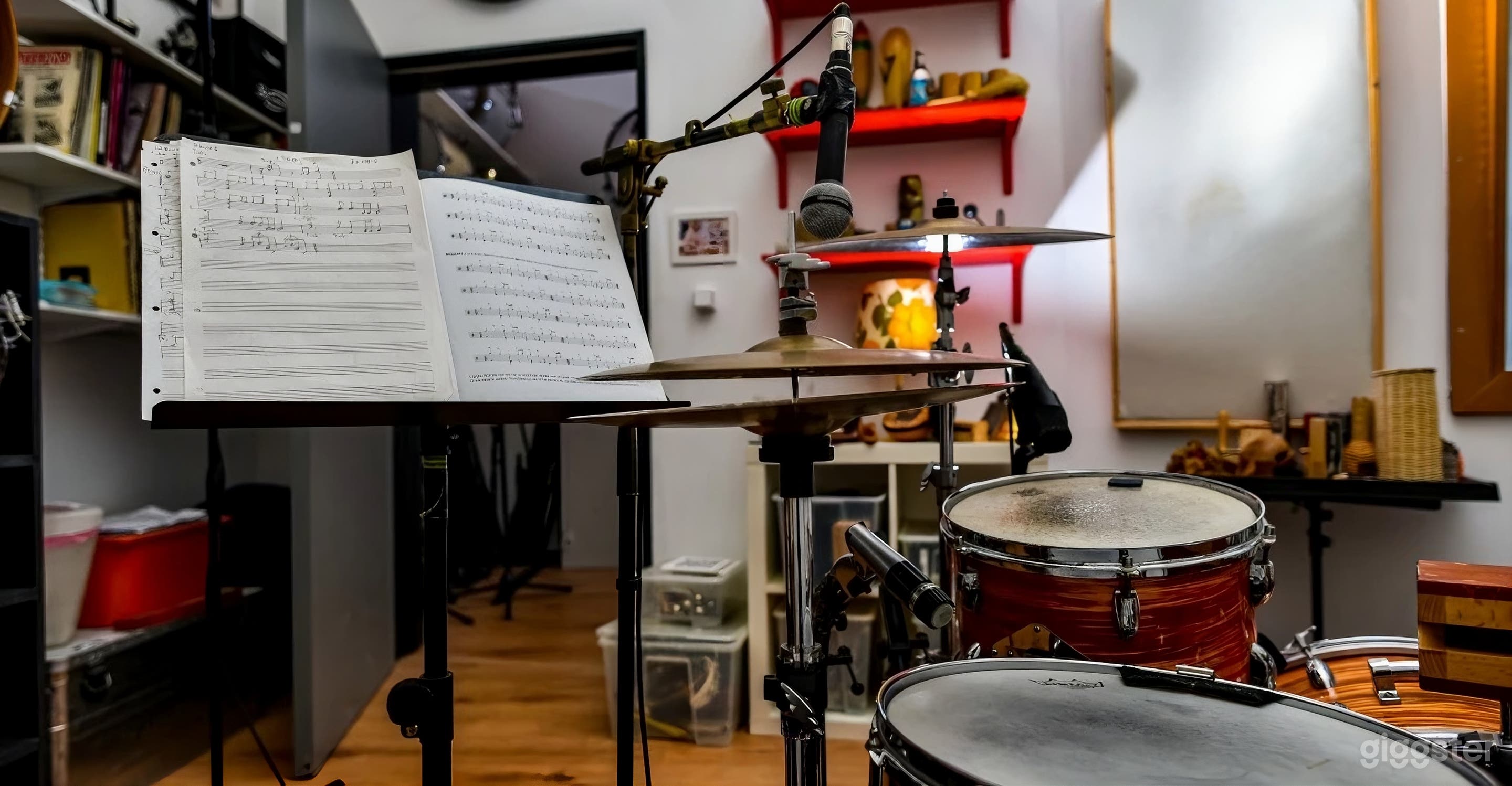 Berlin Recording Studio: 4 Räume, 2 Klaviere, Verstärker, Schlagzeug Foto 4