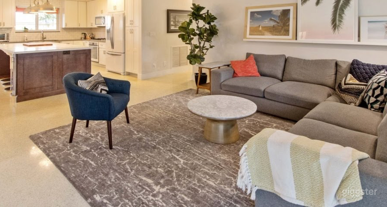  Mid-century Vibe Home with Open Concept Layout 