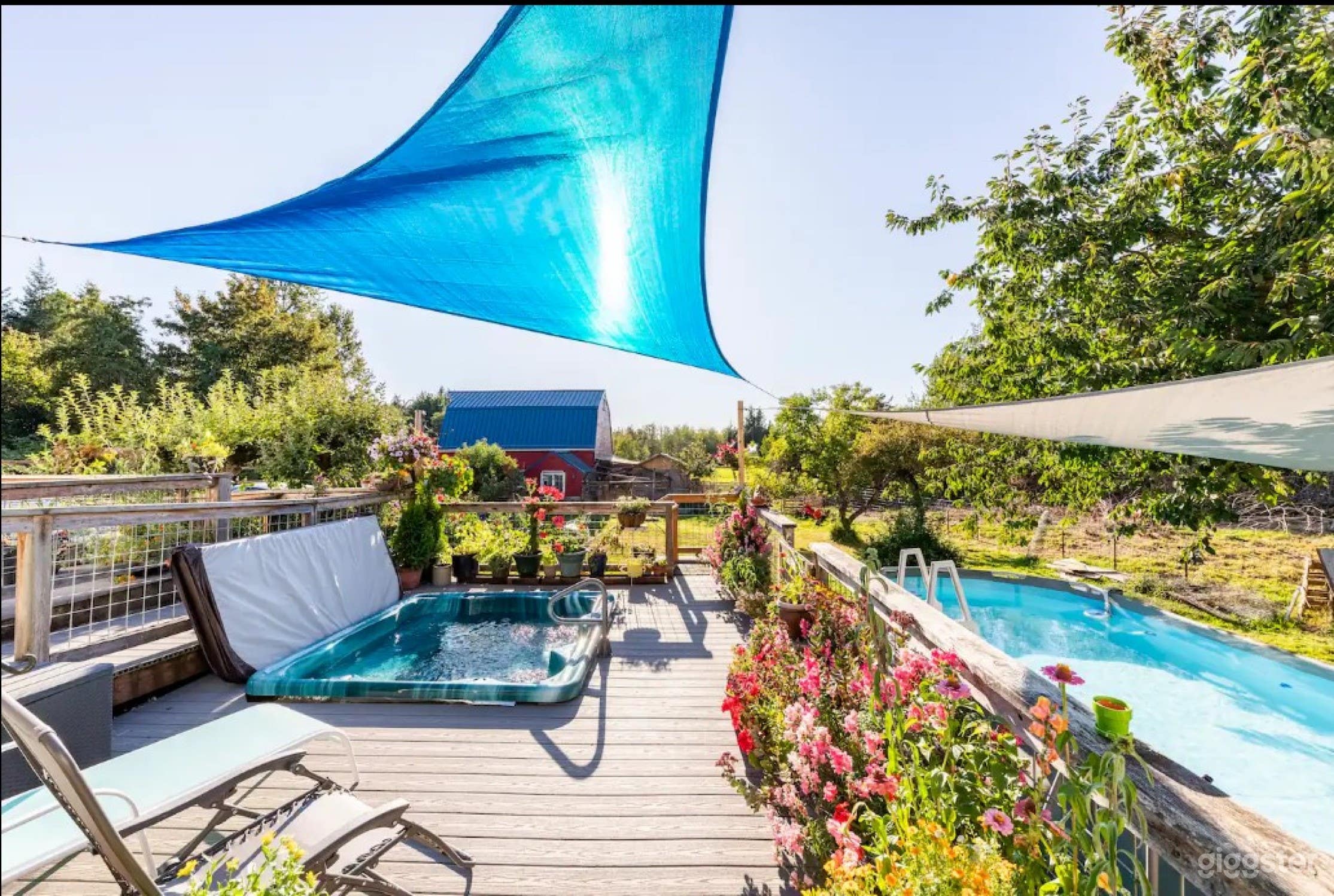 Picturesque Oasis Featuring A Stunning Pool With Deck Photo 1