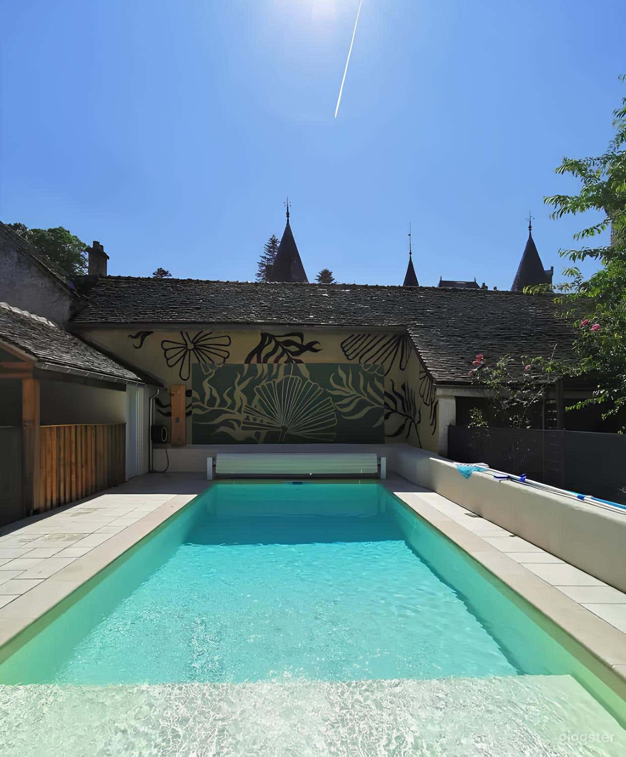 Photo de Terrasse Idyllique avec Piscine 4