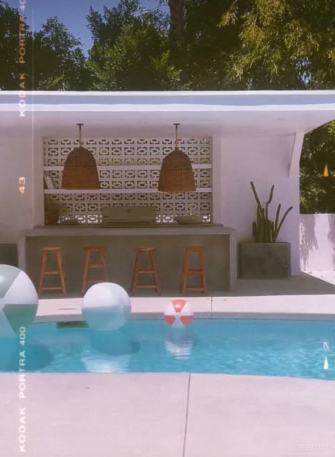 Mid-Century Pool with Breathtaking Views Photo 3