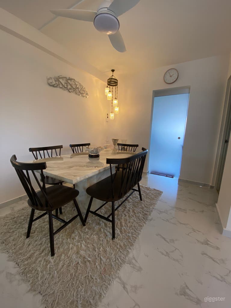  HDB moderne 4 pièces pour tournage 