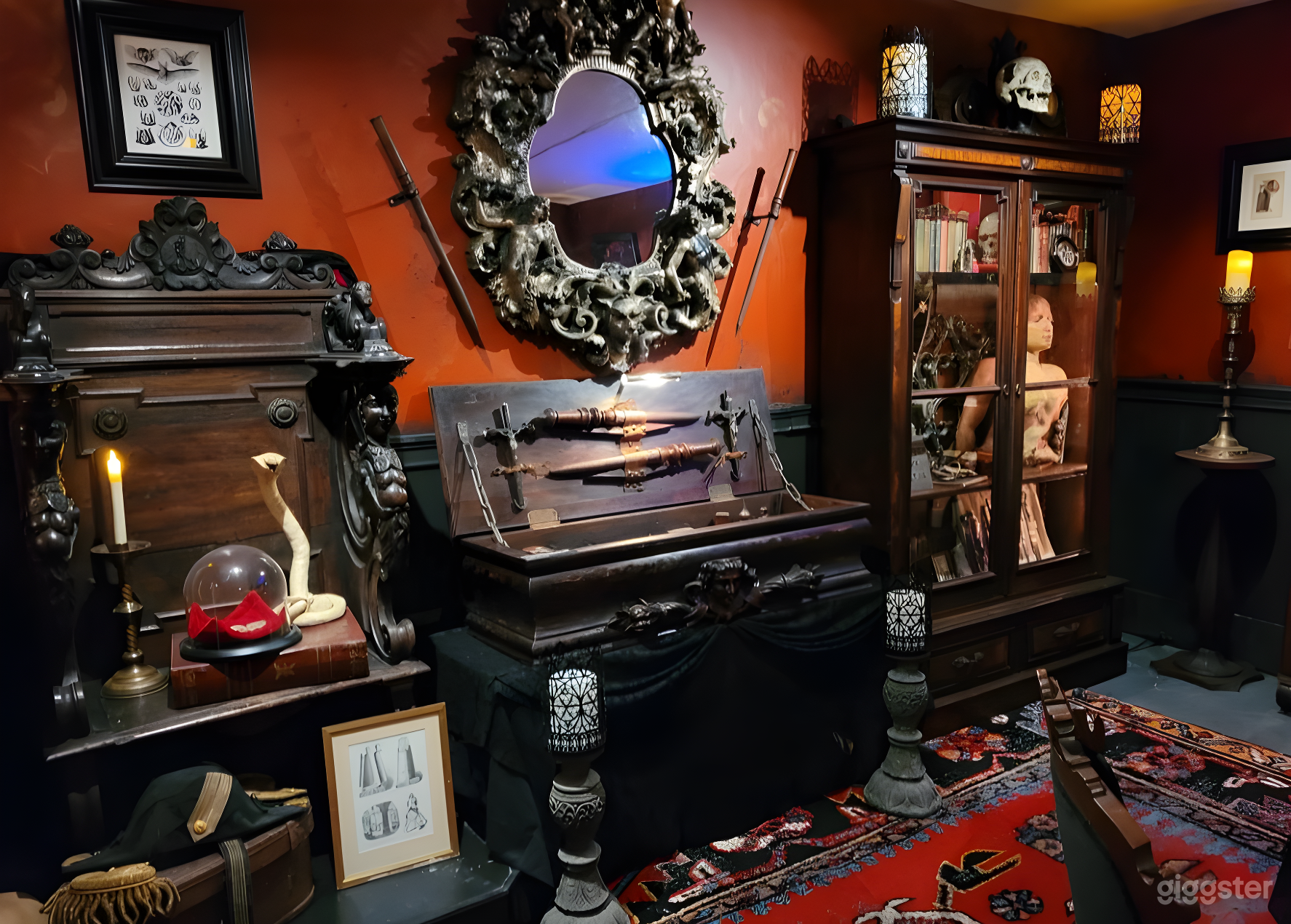 Antique Bank Vault with Rare occult Items Photo 2