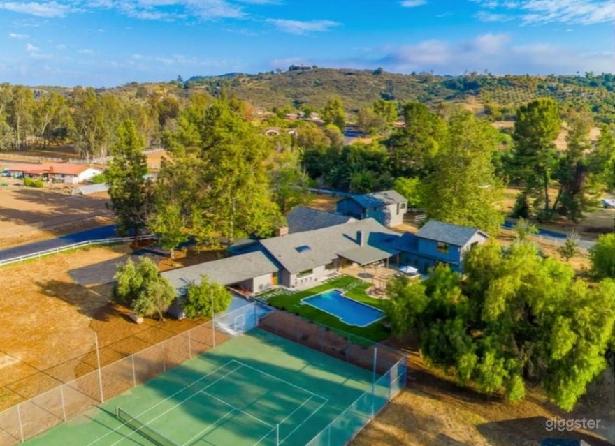 Regulation-Sized Tennis Court with Country Views Photo 4