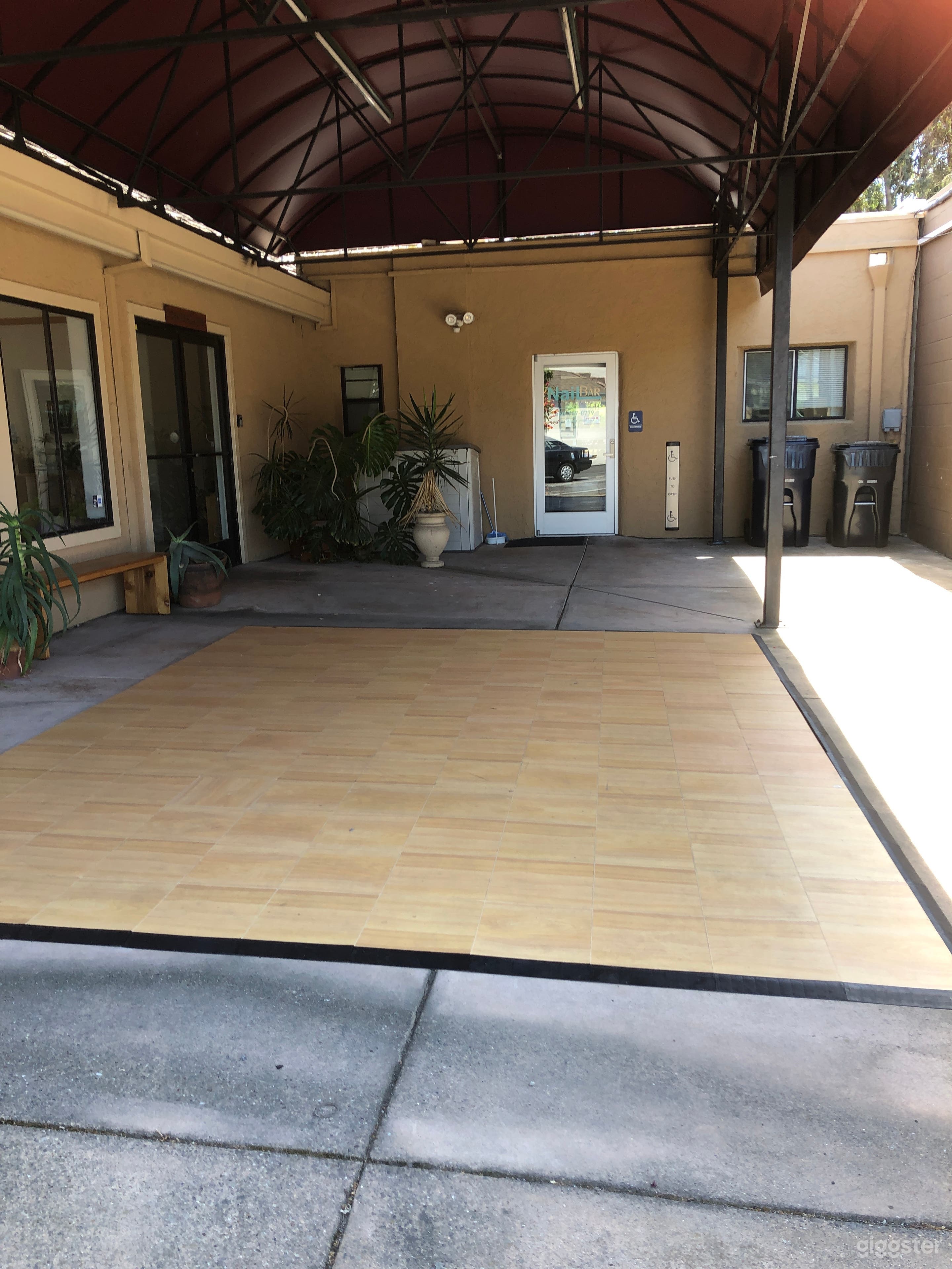 Portable outdoor floor available