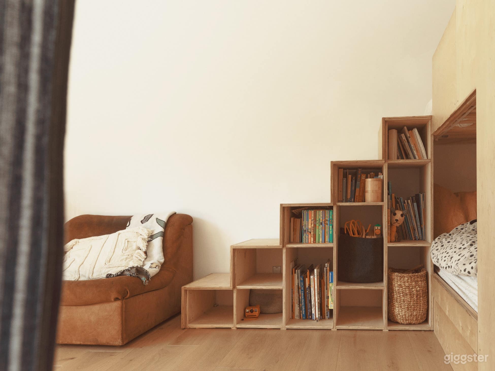 Unique Kids Bedroom with Playhouse  Photo 2