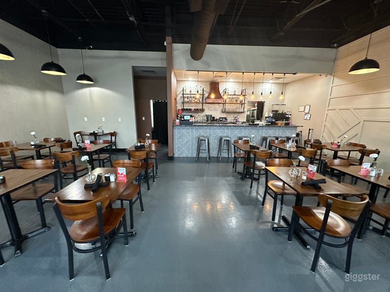  Restaurant comfortably seats 50. Furniture can be rearranged for events. 