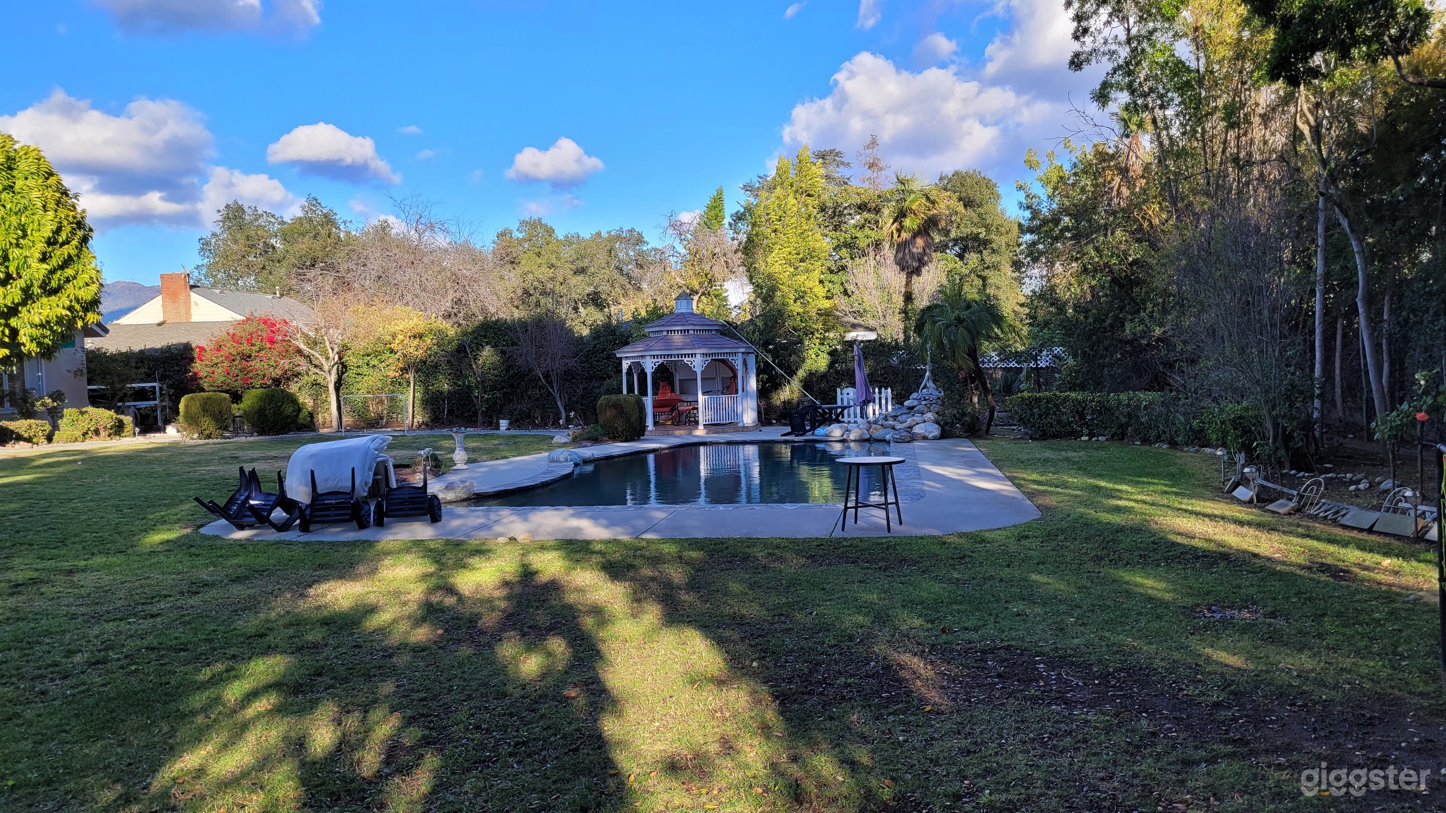 Amazingly private and expansive backyard with pool Photo 3