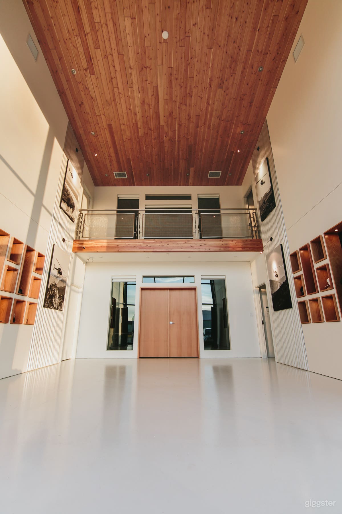 Helicopter Hangar With Infinity Wall Photo 2