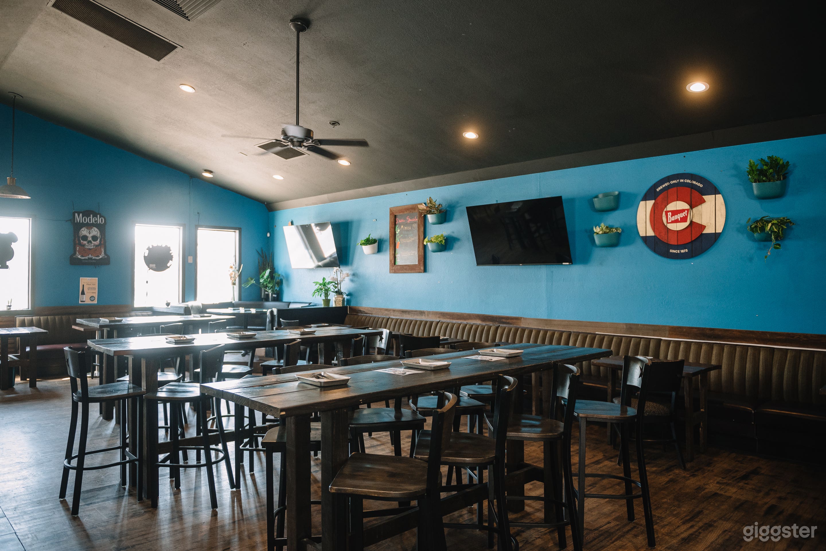 We have seating for 60 and 150 capacity.