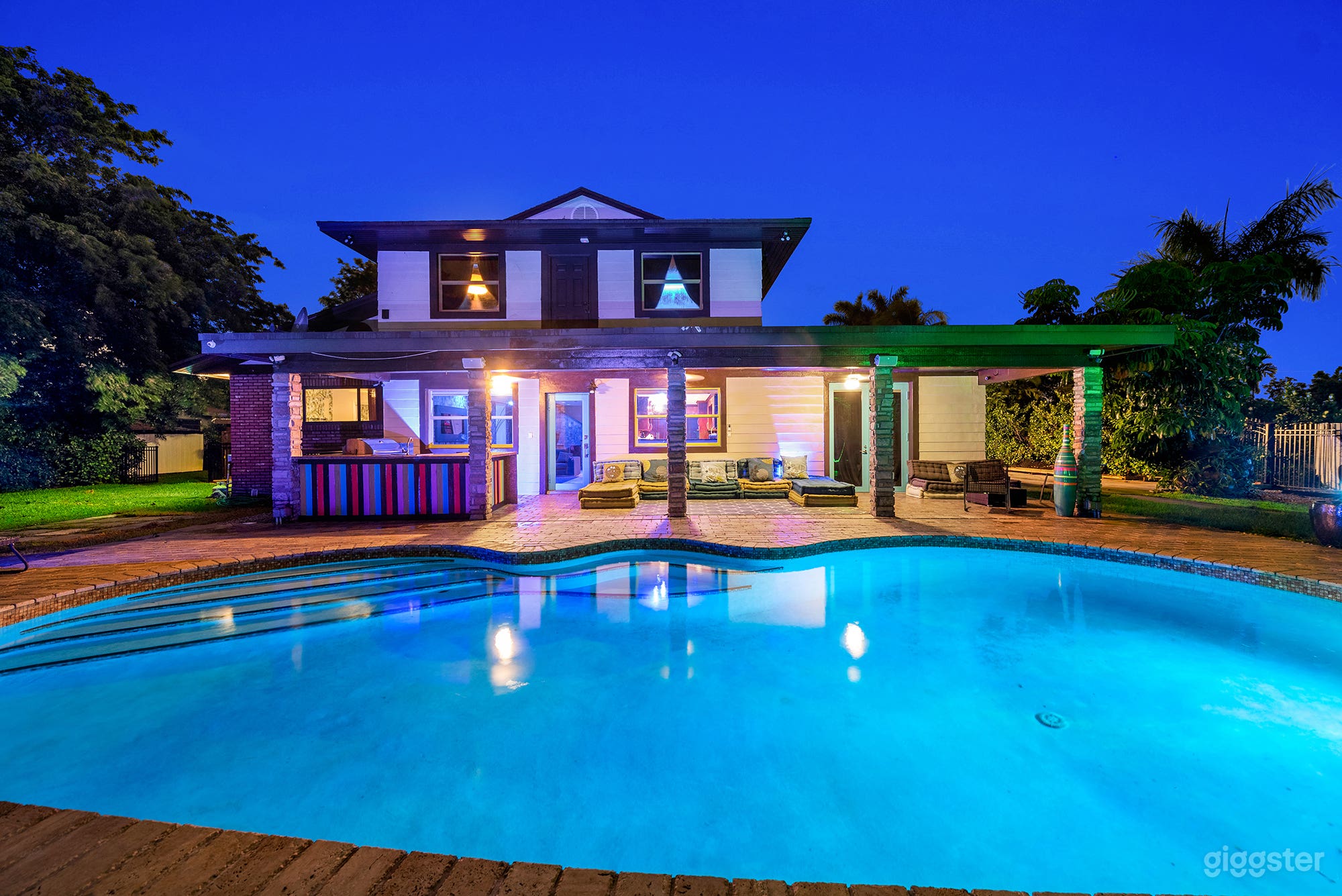 Vibrant and exotic hideaway.