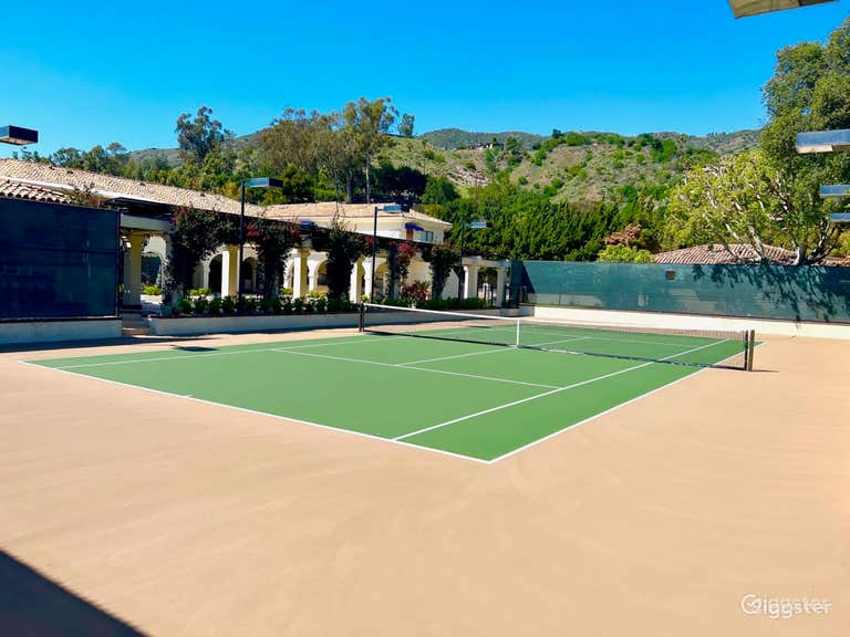  Tennis Court Rental for Production only 