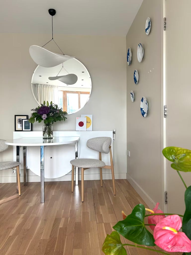  Bright 1-Bed Apartment in Wapping with Shard & City Skyline 