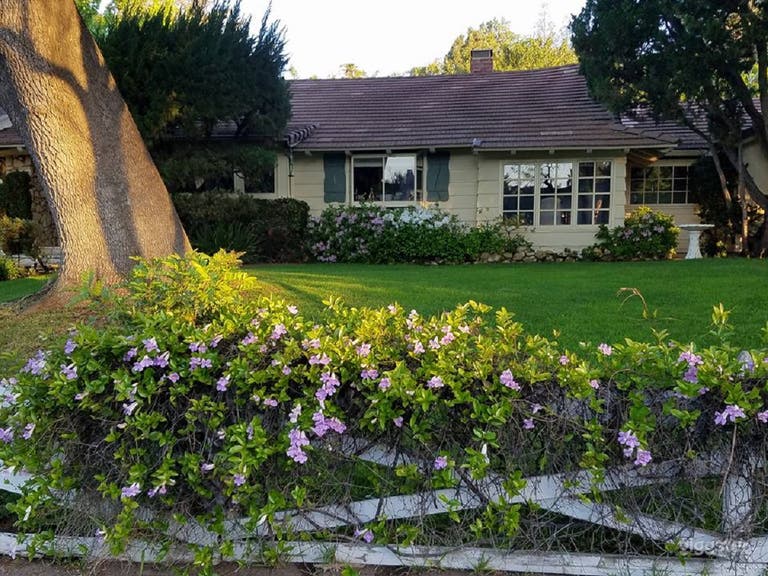  Front of house on double lot with huge front yard 