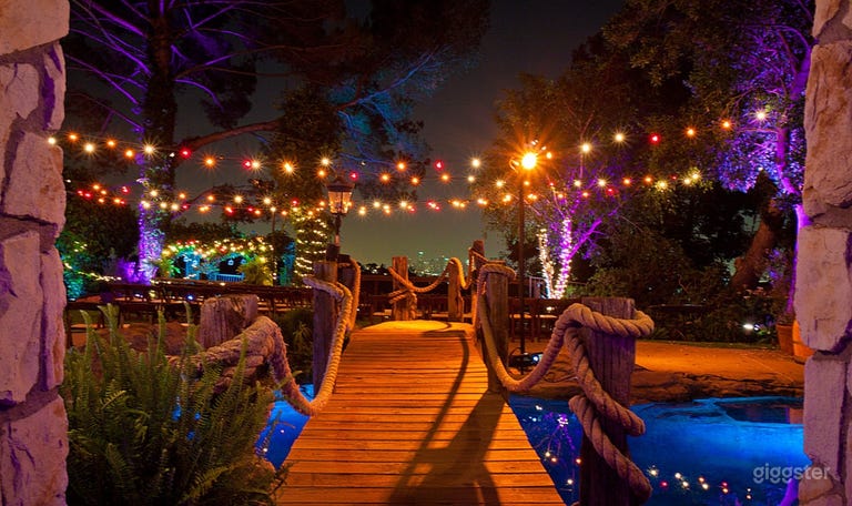  Real Majestic castle on top of the Hollywood Hills 