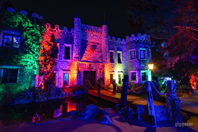  Real Majestic castle on top of the Hollywood Hills 