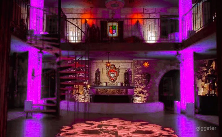  Real Majestic castle on top of the Hollywood Hills 