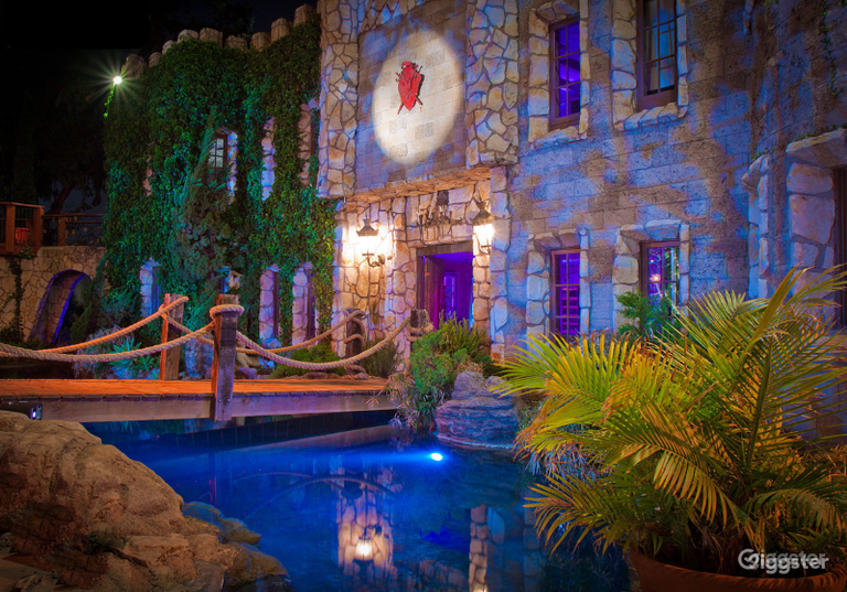  Real Majestic castle on top of the Hollywood Hills 