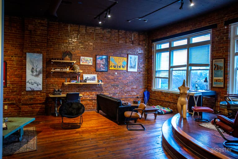  Front office large windows.  