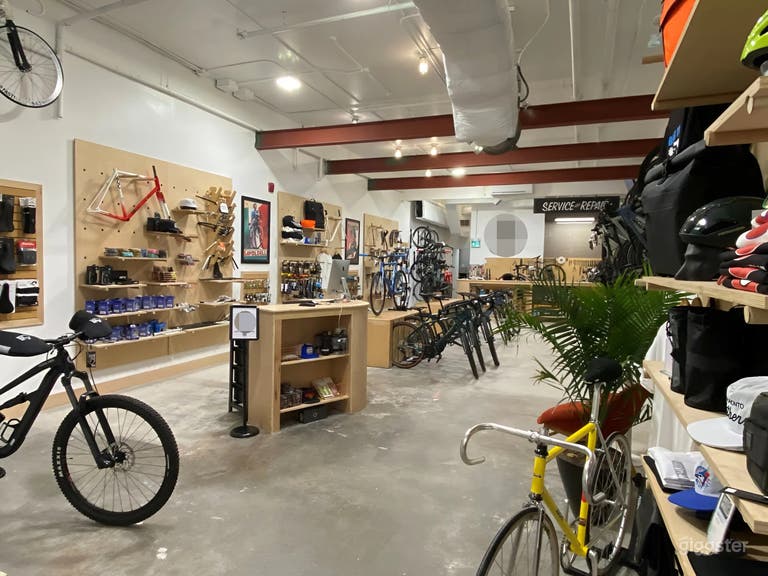  Bright Industrial Bike Store in Toronto 