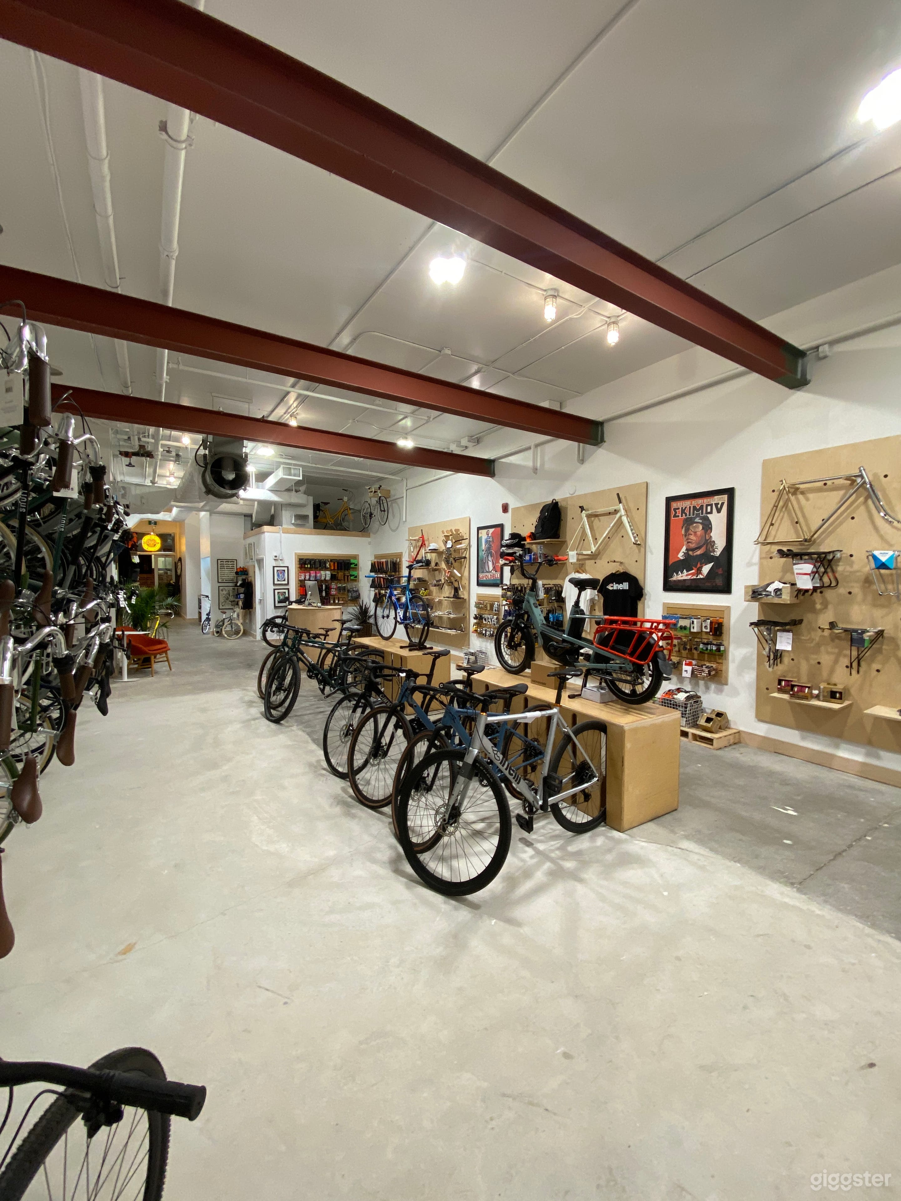 Bright Industrial Bike Store in Toronto Photo 2