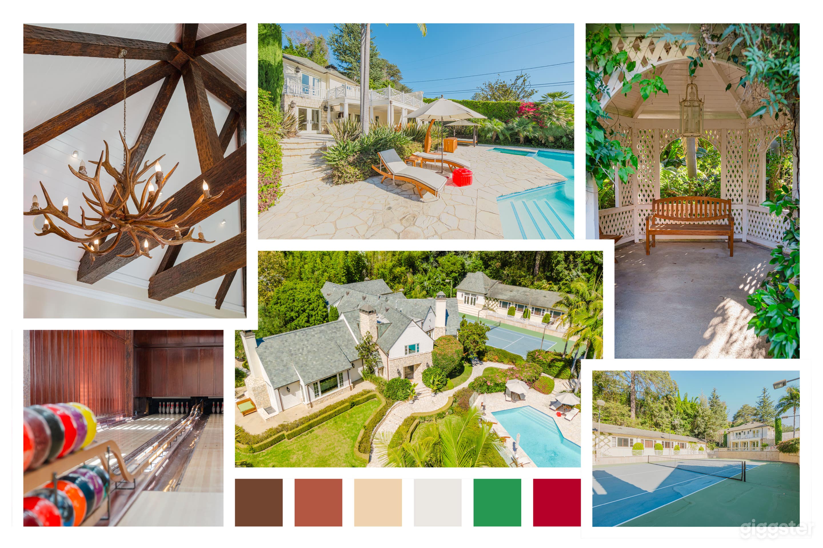 TENNIS COURT DREAMS: HOLLYWOOD HILLS ESTATE Photo 1