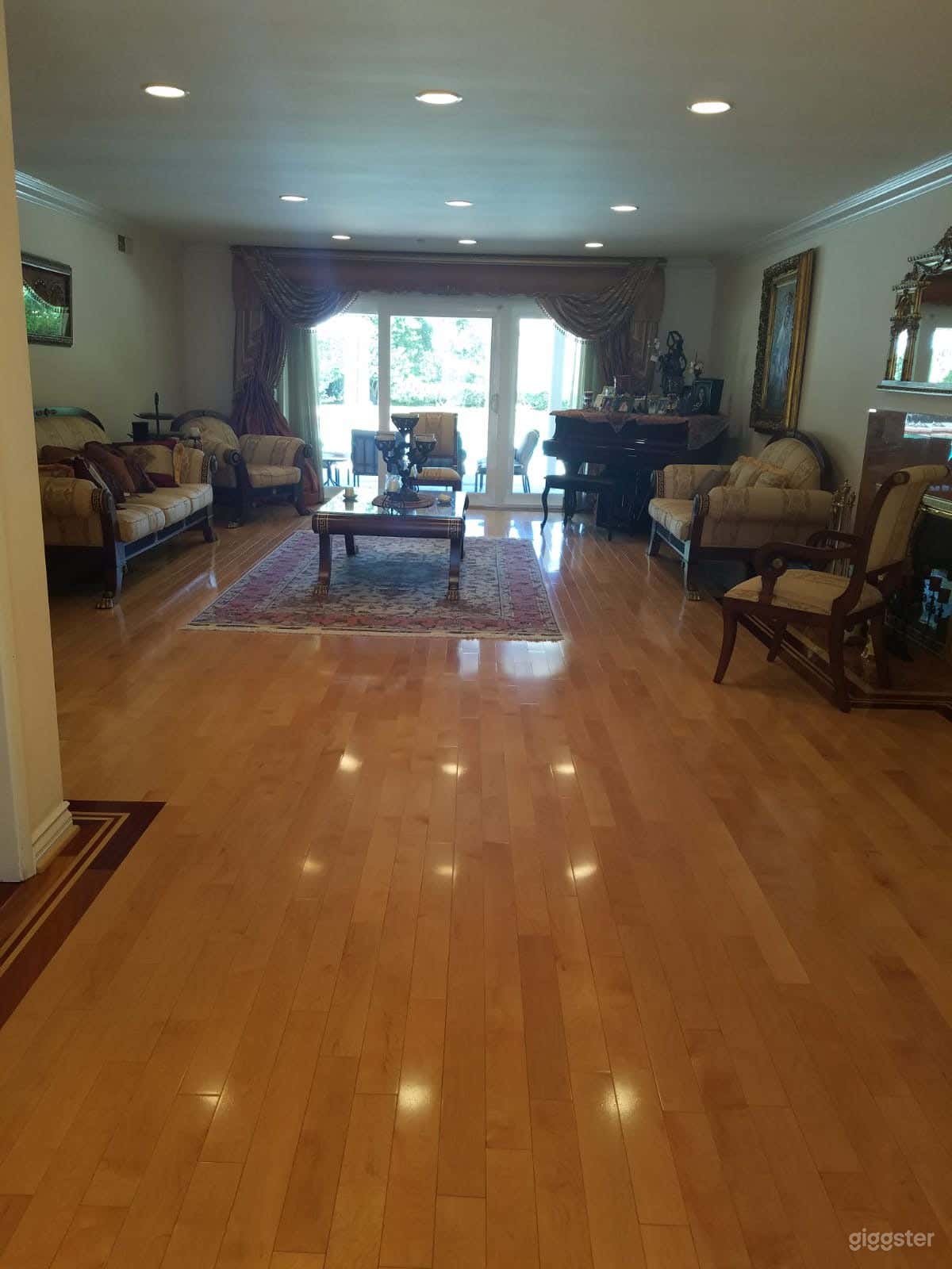 View when you enter the house.