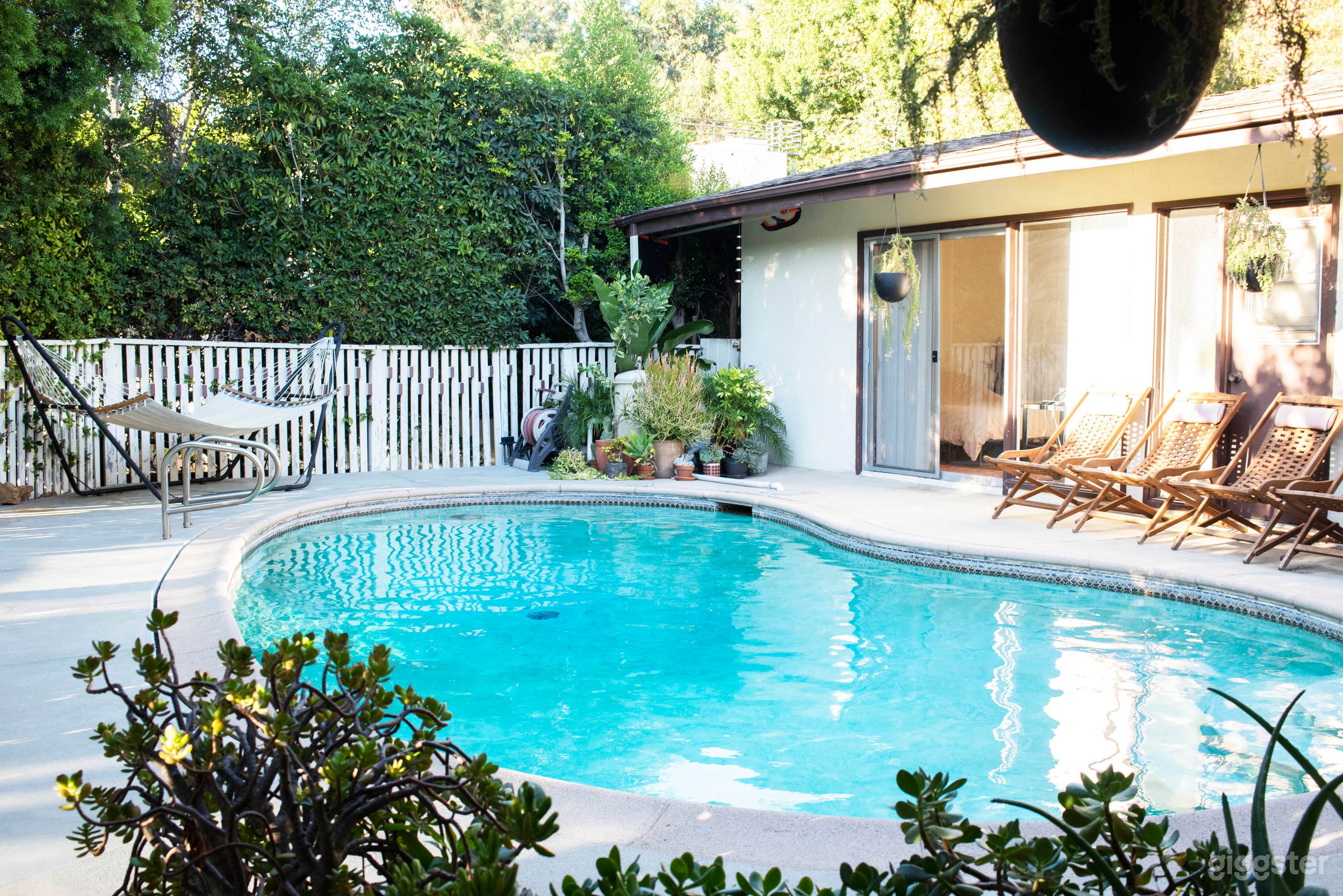 Pool area - view from the living room