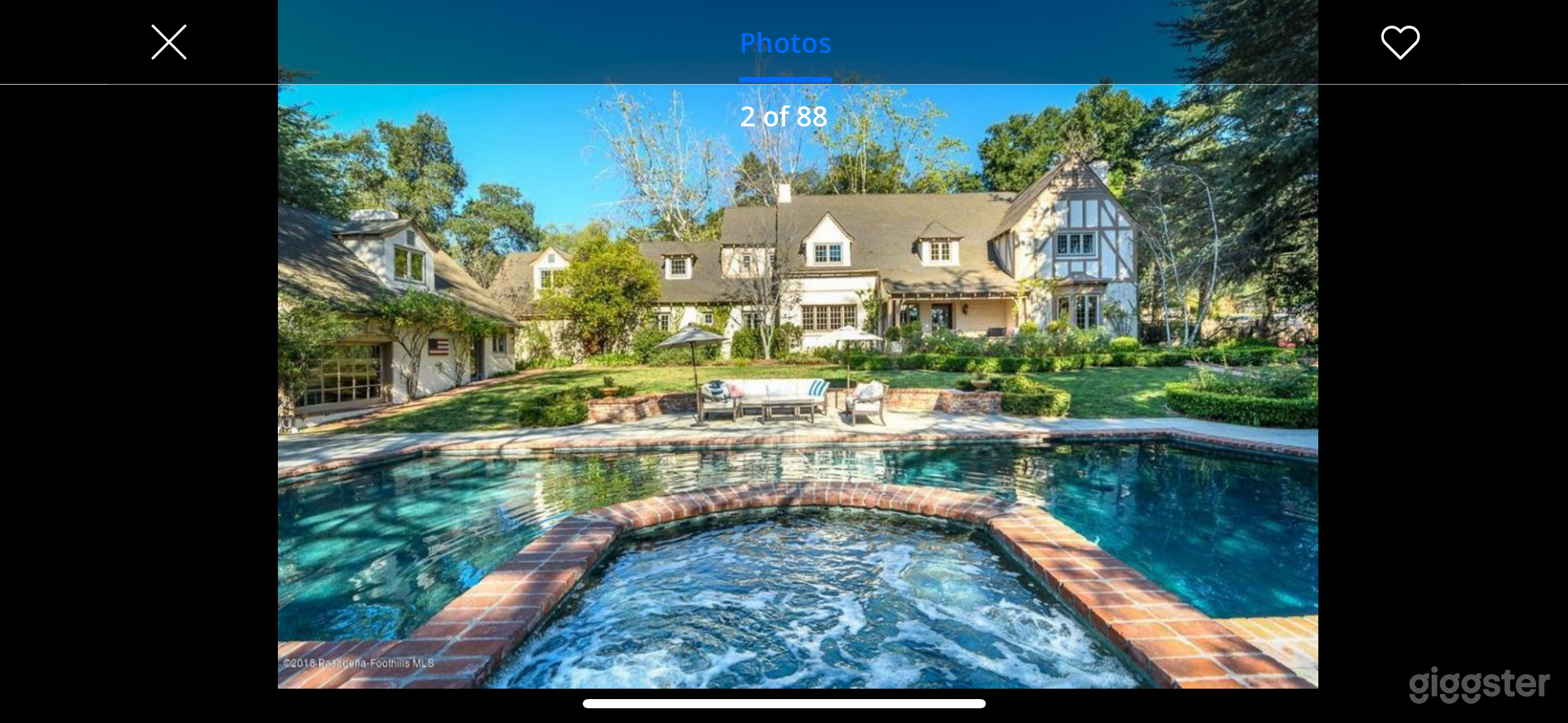 House from the front