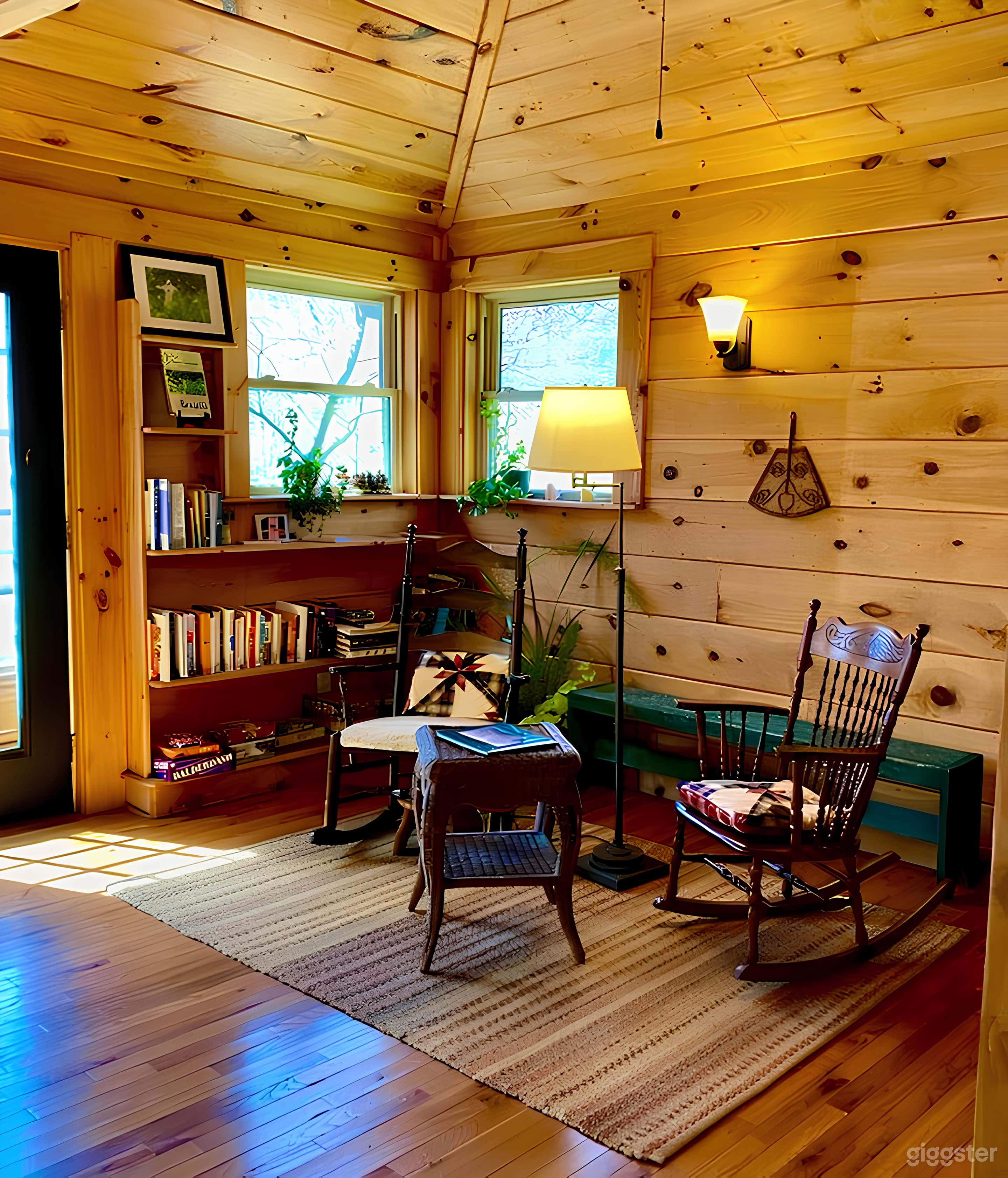 Pine Cabin by the Creek Photo 2