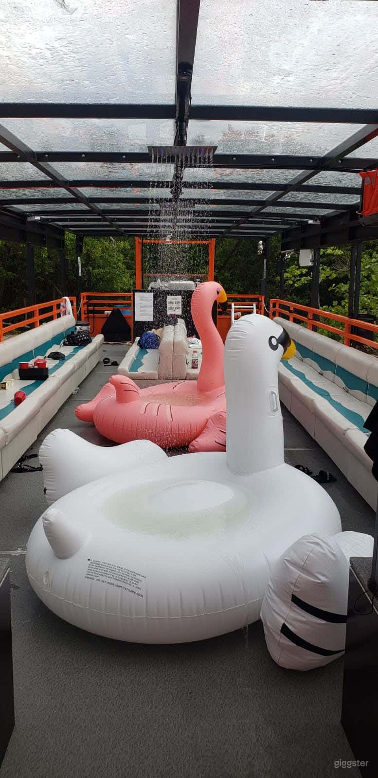 Wide and Serene 49FT PONTOON BOAT Party Boat Space Events Photo 2