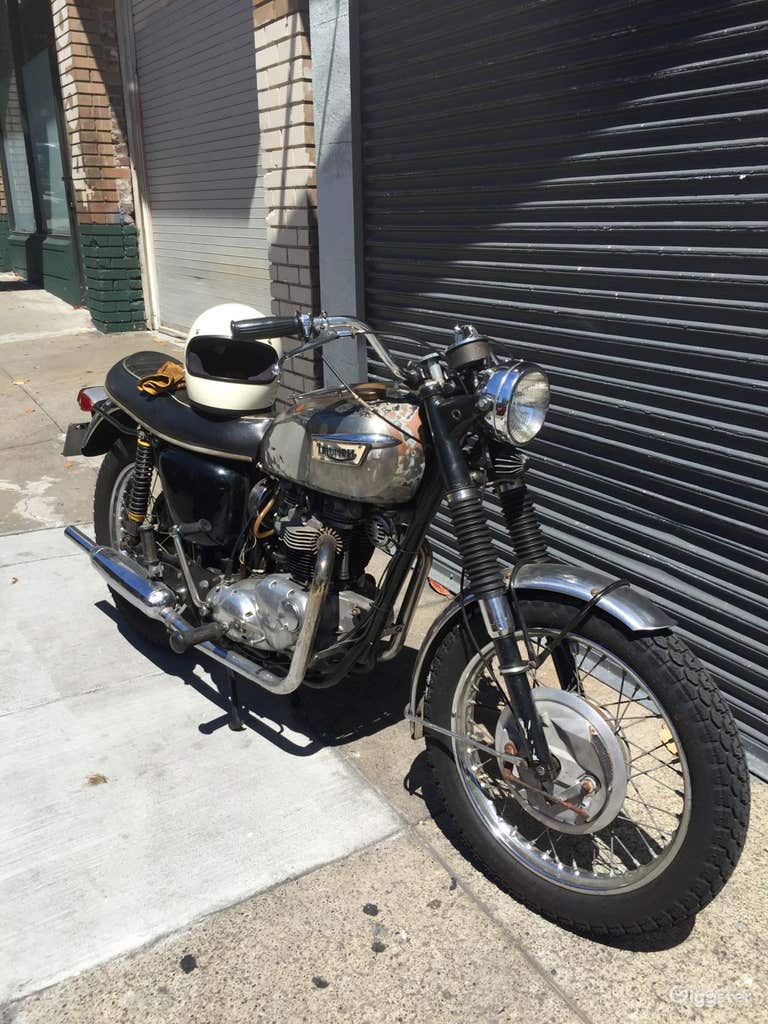  1967 Triumph Motorcycle with Endless Patina 