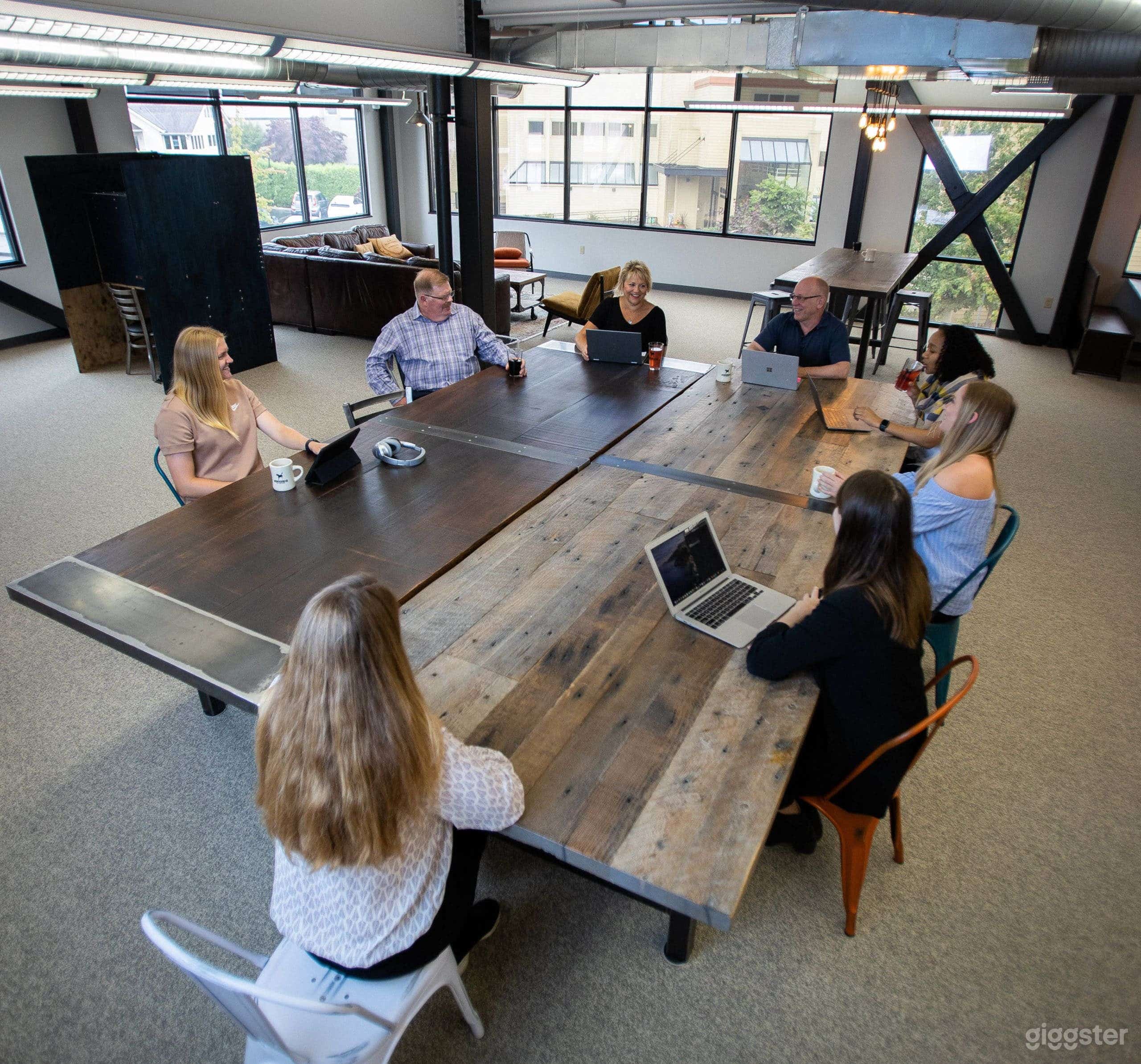 Barn Theme Private Office with Conference Room in Edmonds Photo 2