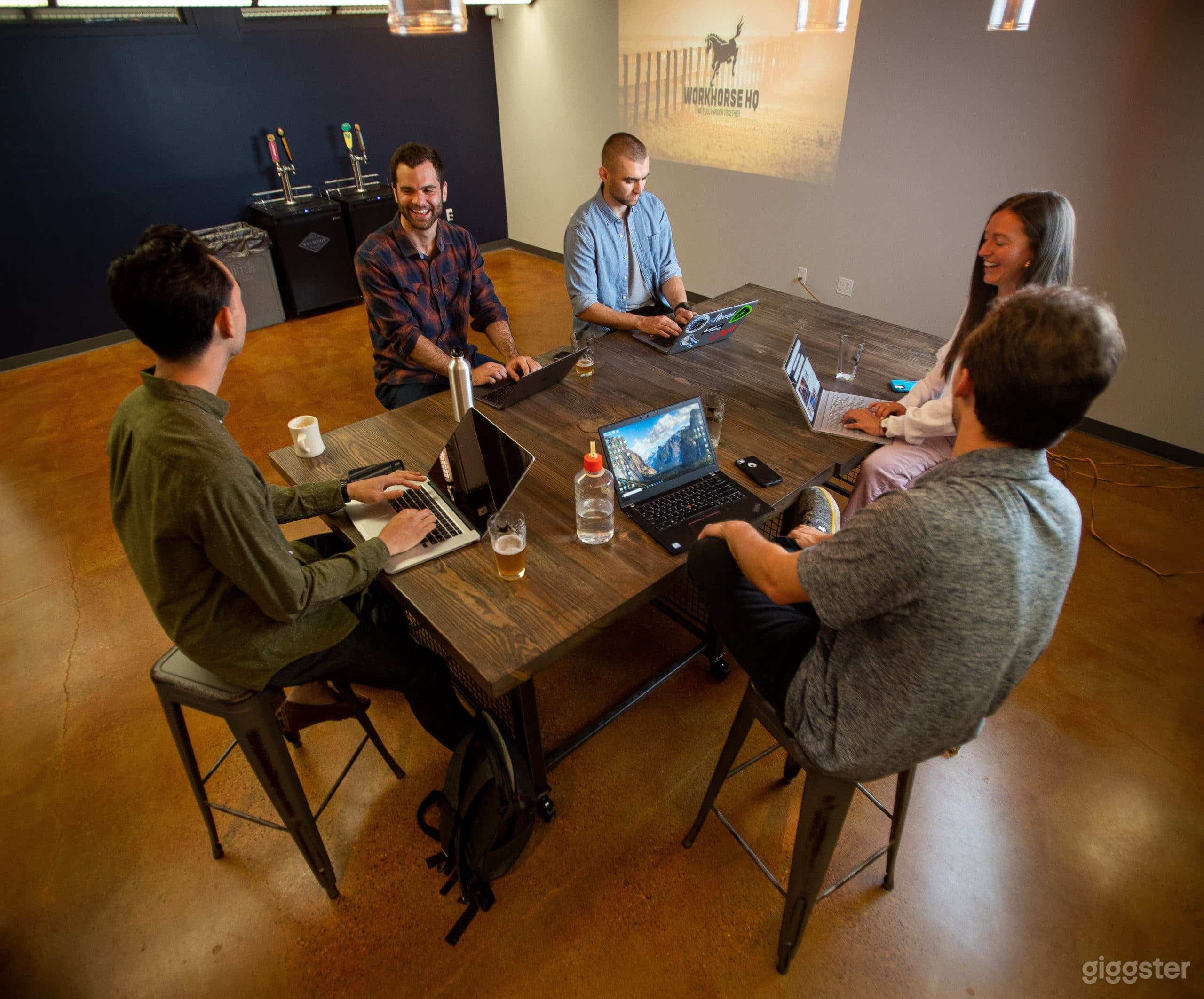 Barn Theme Private Office with Conference Room in Edmonds Photo 3
