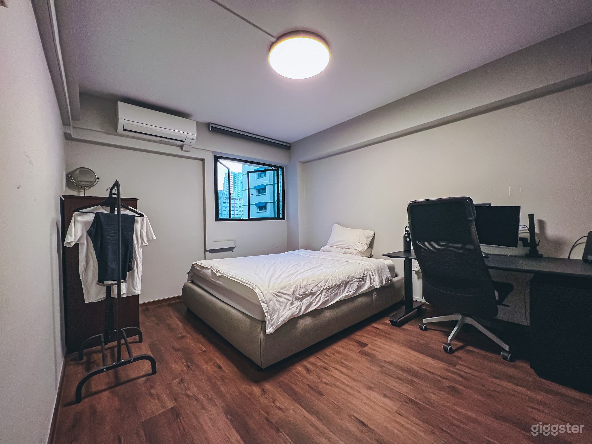 Minimalist Industrial Man Cave Photo 4