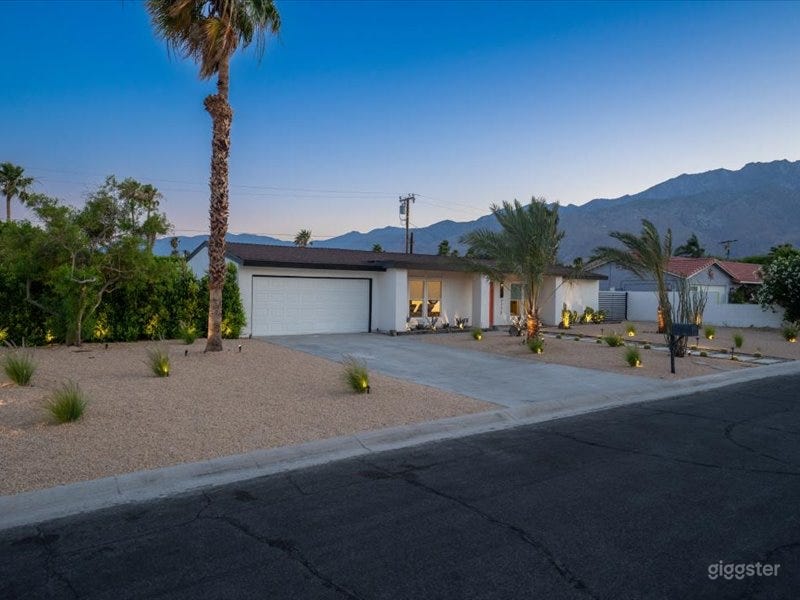 Mid century, modern with fire pit in the pool Photo 4