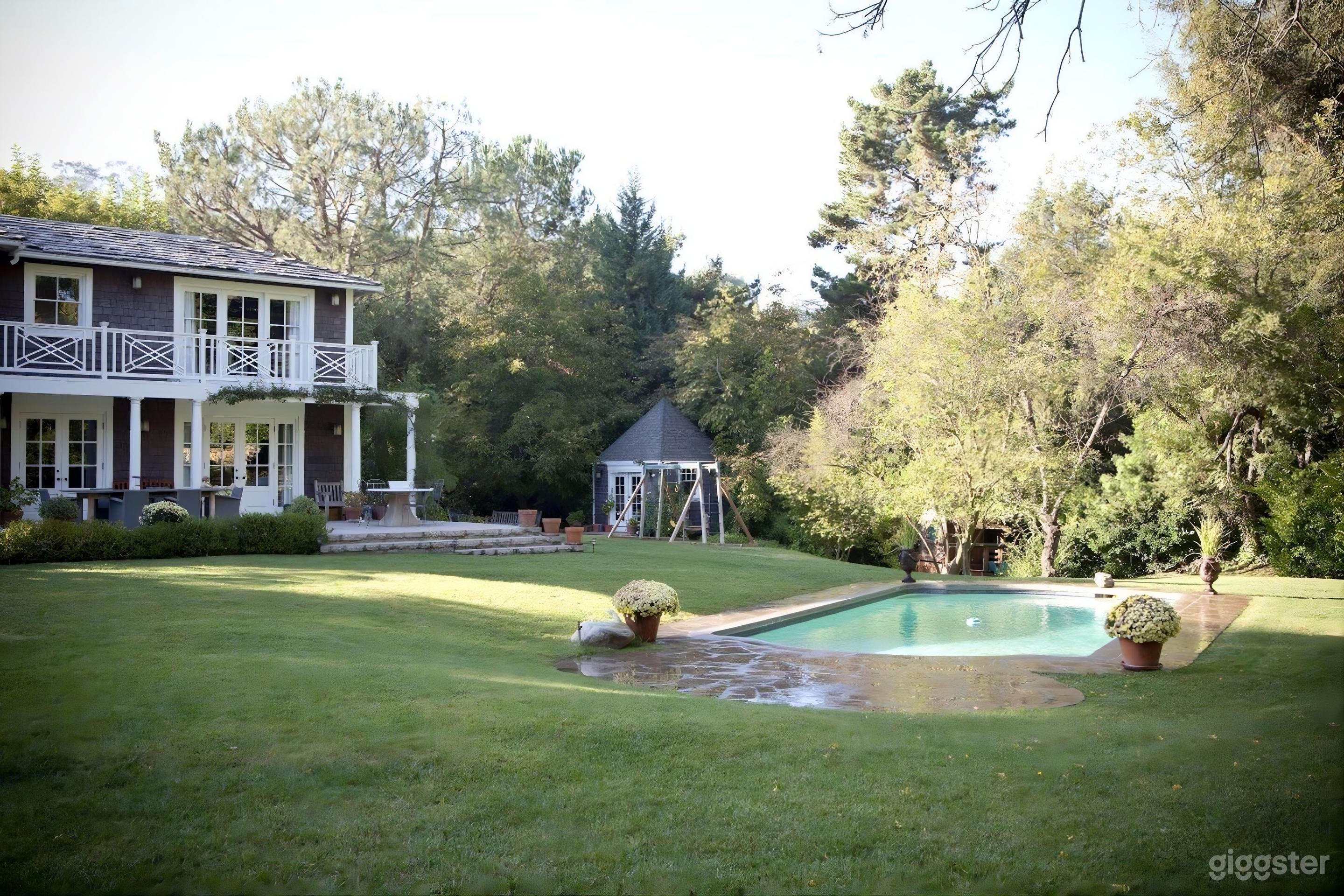 Spacious Outdoor Space with Pool for Production Photo 3
