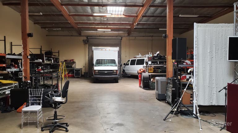  Industrial warehouse great for shoots, dance videos, tik tok, podcasts, youtube vlogs.  