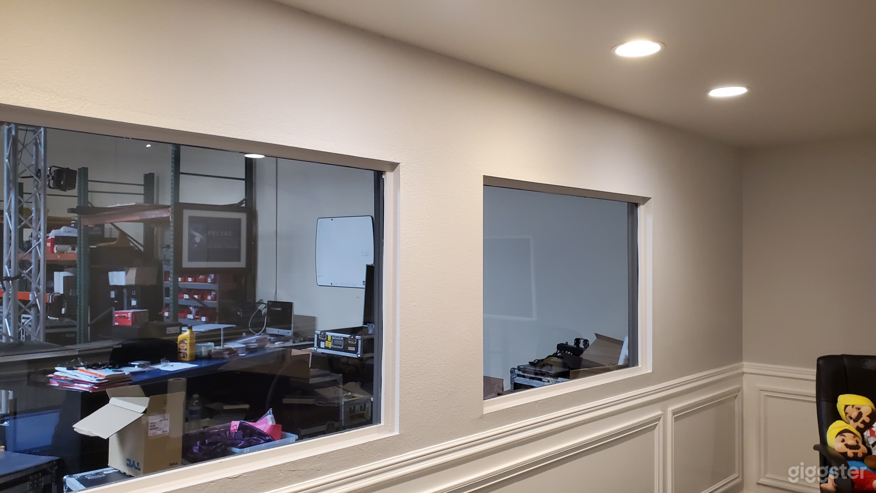 Conference Room windows to warehouse 