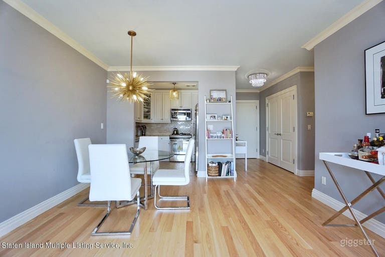  Open living room kitchen area 