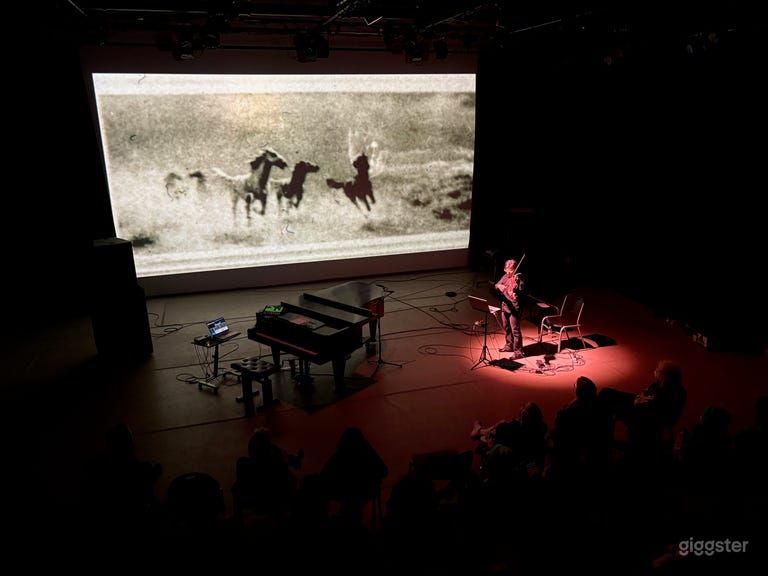  Live music with projection  