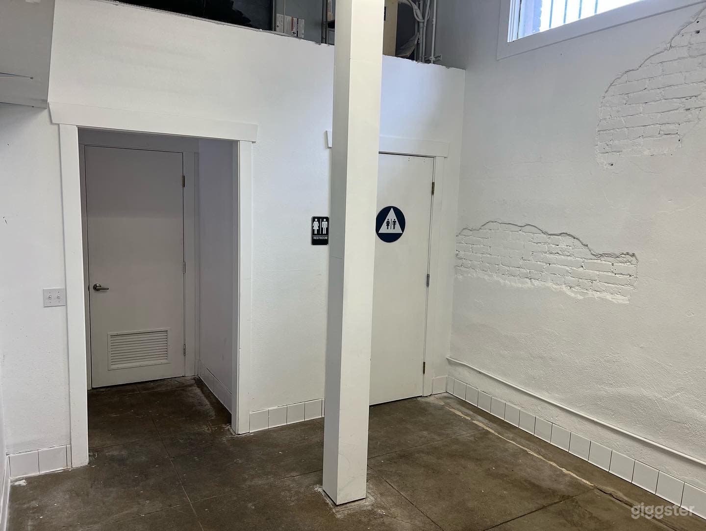 Restroom/storage space