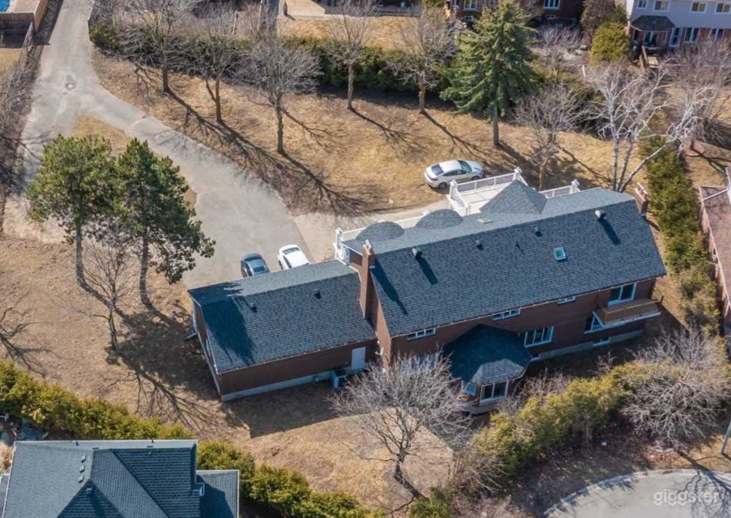 Bird's eye of Backyard