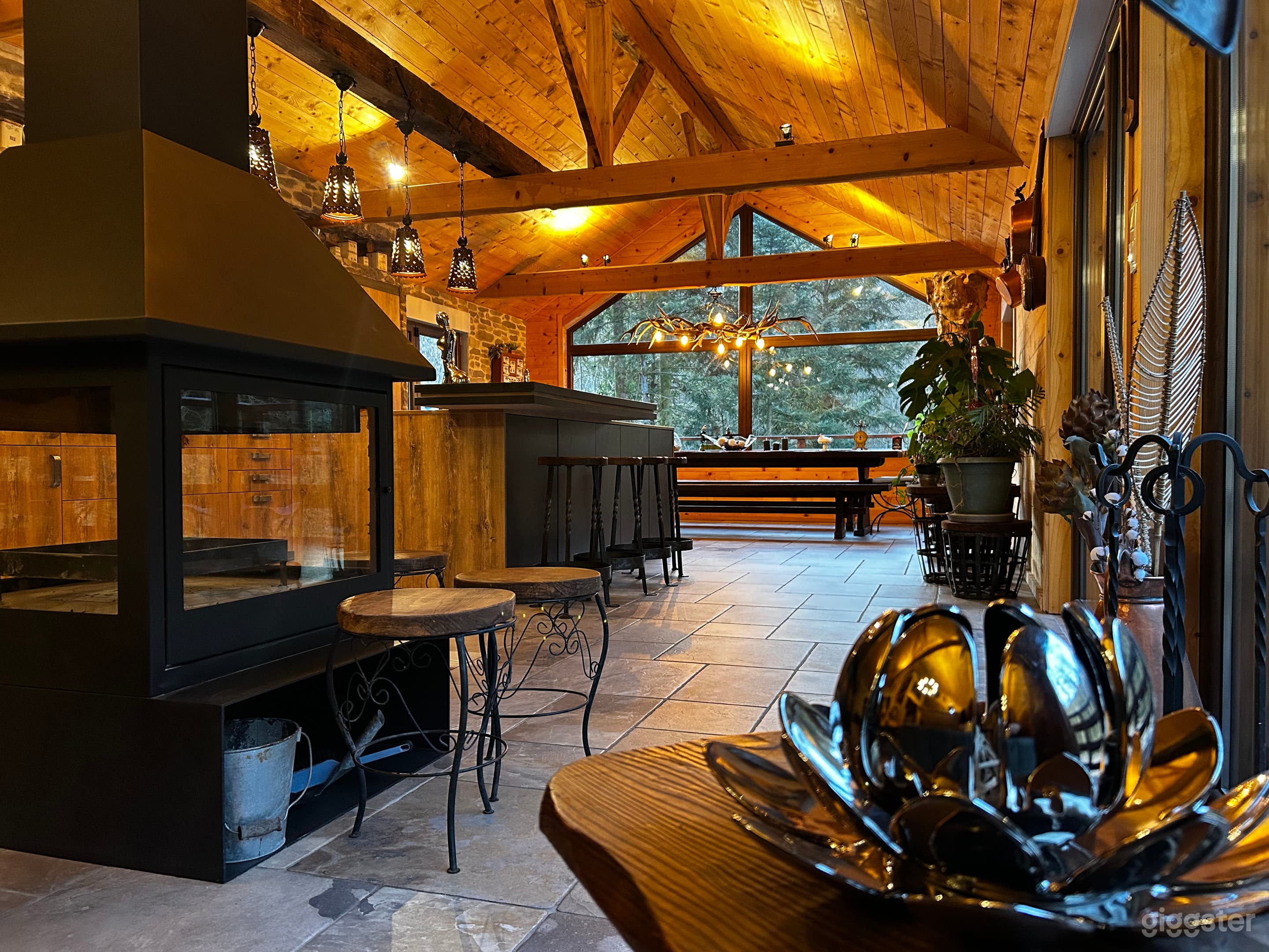 Photo de Une ancienne scierie rénovée chalet 4