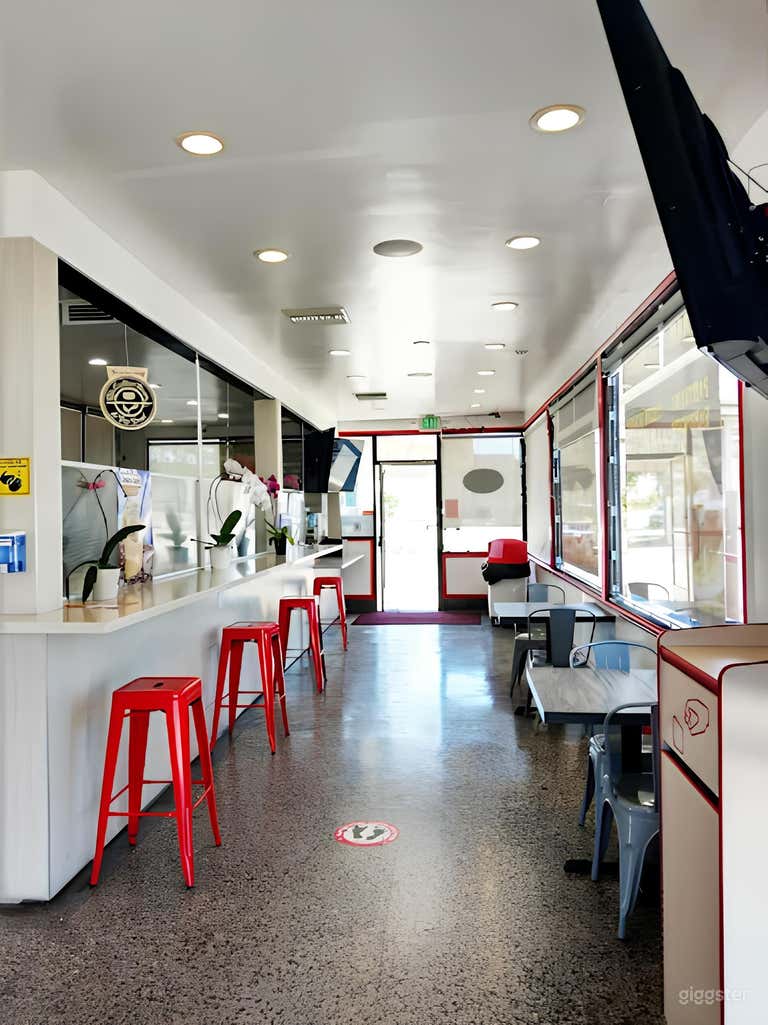  Ambiente para Comer Hamburguesas Restaurante de Comida Rápida 