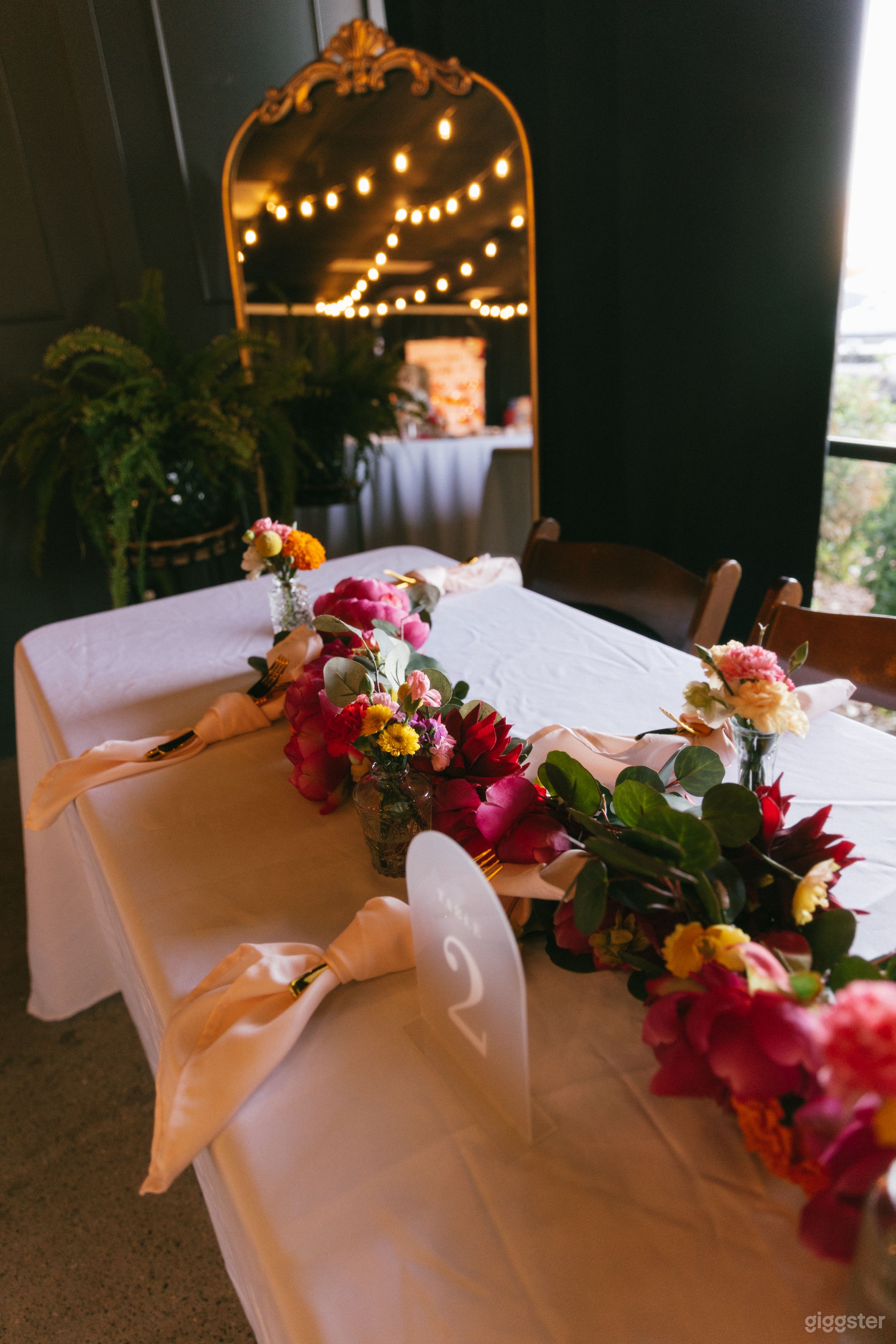 wedding reception decor