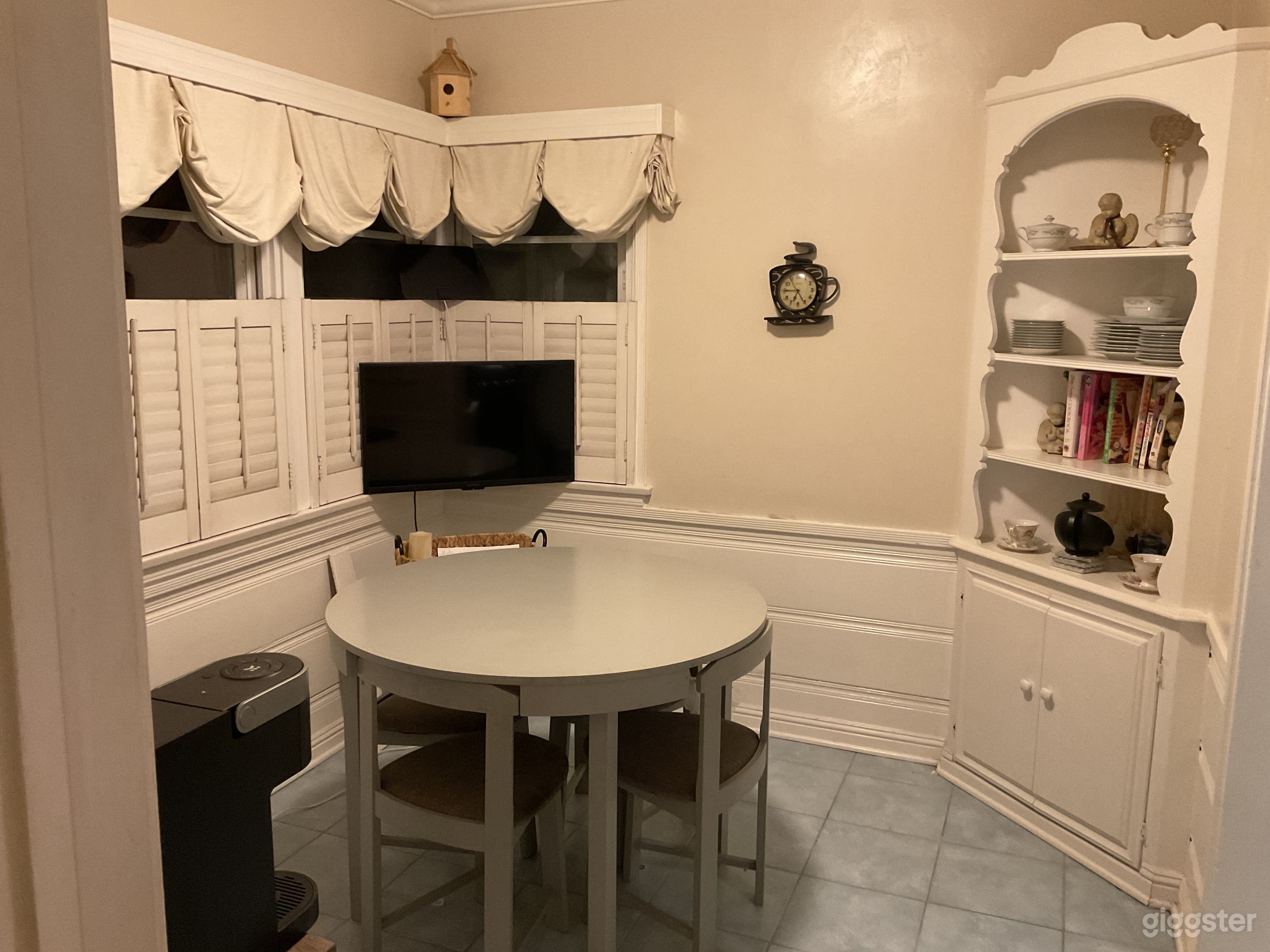 Breakfast nook with a view