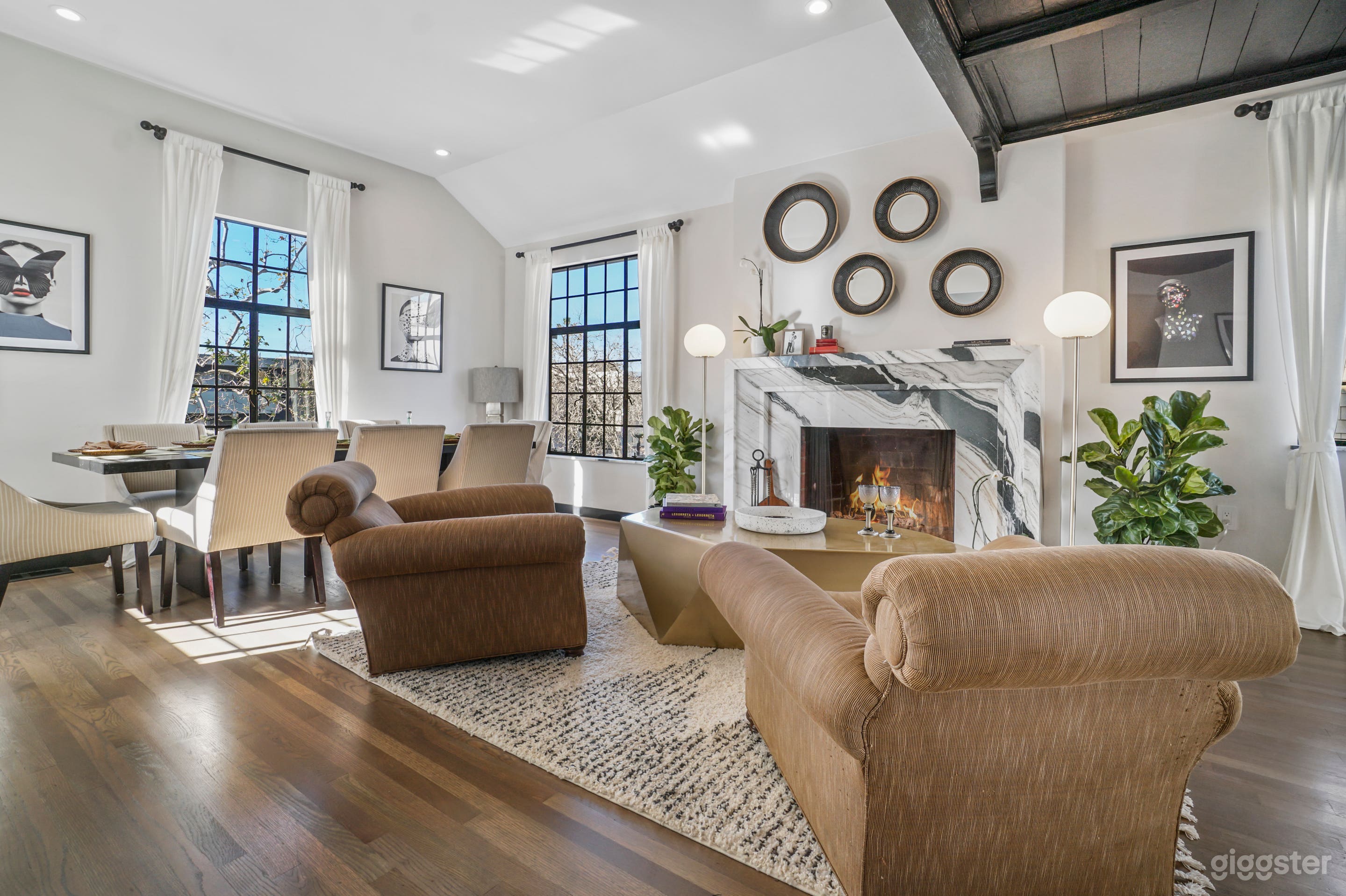 Front sitting room and main dining room