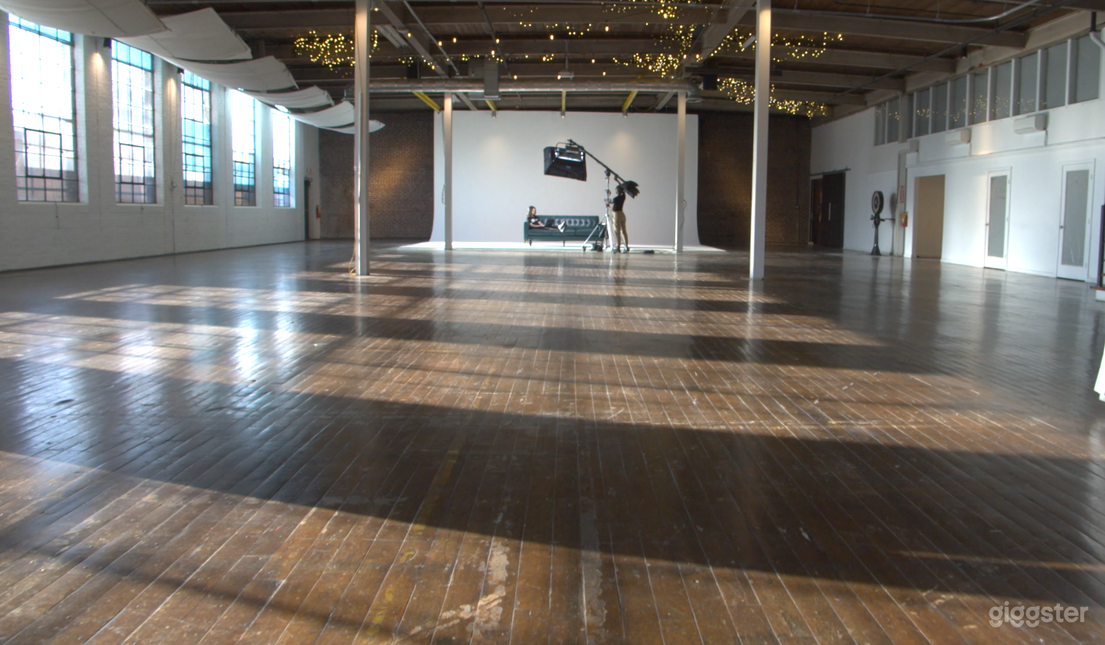 Afternoon light and the original hardwood floors Ambient+Studio