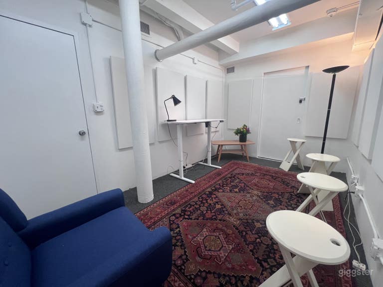  Espacio Versátil para Reuniones y Grabaciones en Chelsea 